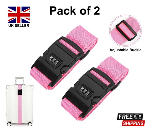 2pcs suitcase luggage straps - 2pcs,