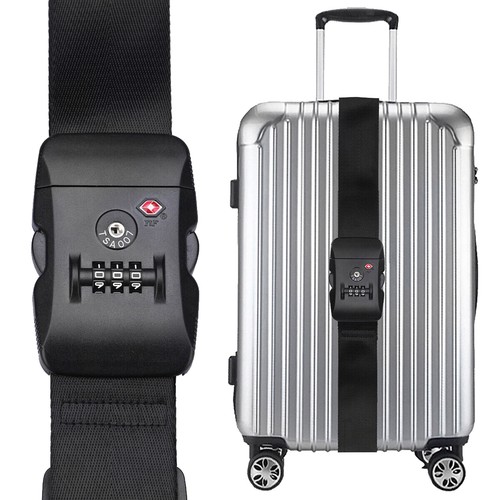 Luggage strap with integrated - luggage,
