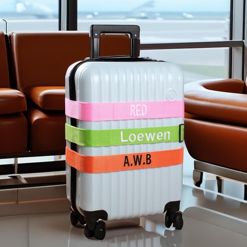 Personalised luggage strap - luggage,