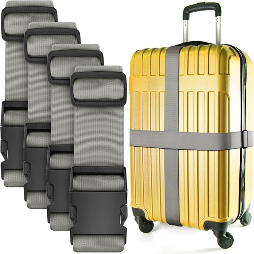 Luggage straps pack silver - pack,