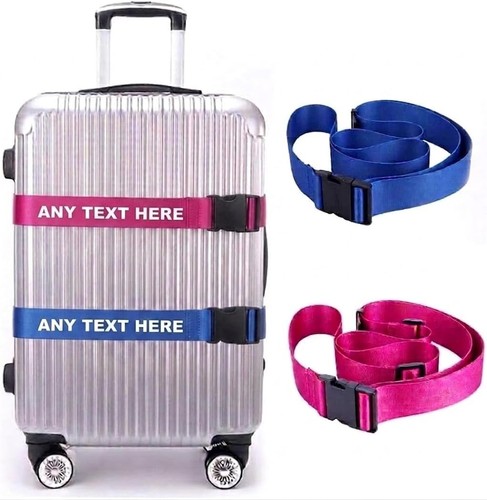 Personalised luggage strap - personalised,