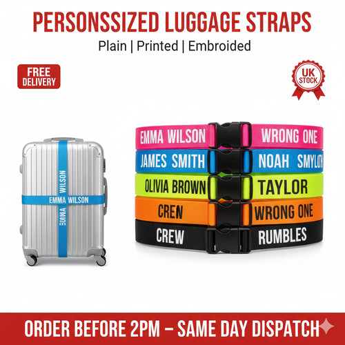 Personalised printed luggage - personalised,