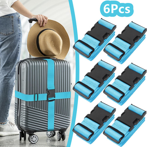 Suitcase belts luggage - 6x,