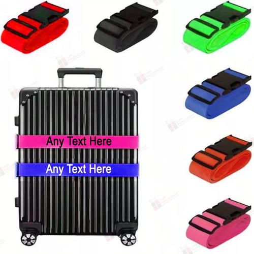 Personalised luggage strap - luggage,