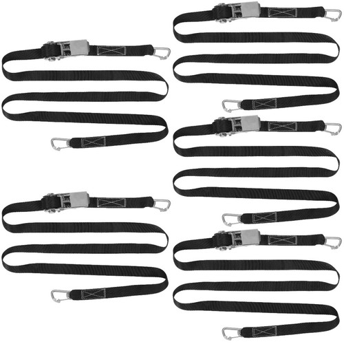 5pcs black adjustable luggage - 5pcs,