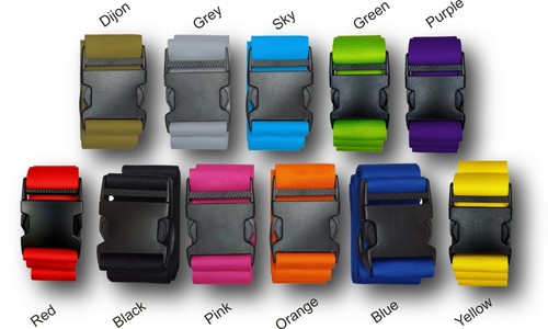 Personalised luggage strap - personalised,