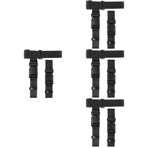 Adjustable black nylon luggage - adjustable,