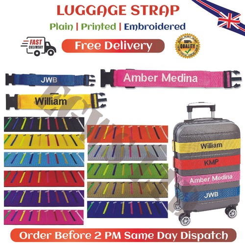 Personalised luggage straps - luggage,