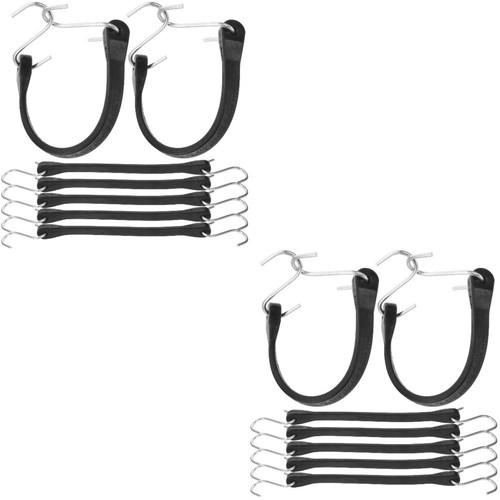Reusable black luggage - black, straps
