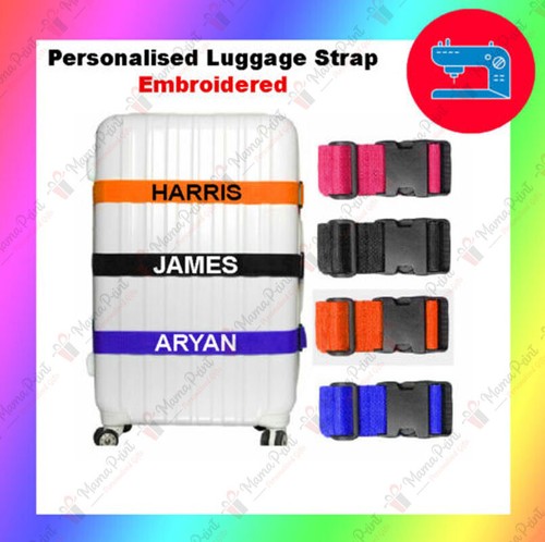 Personalised luggage strap - luggage,