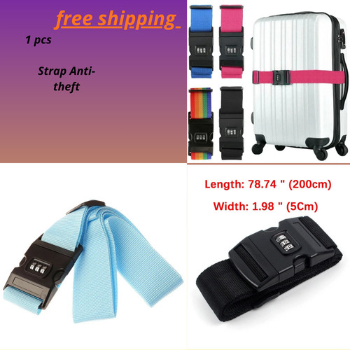 Luggage strap tsa lock anti - strap,