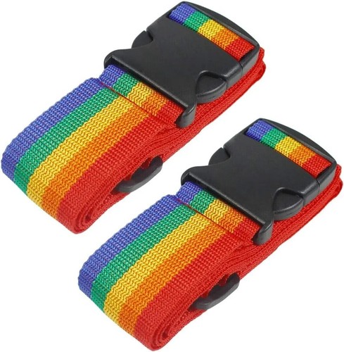 Rainbow luggage strap - x,