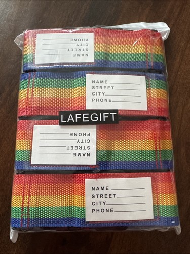 Premium luggage straps - 4x,