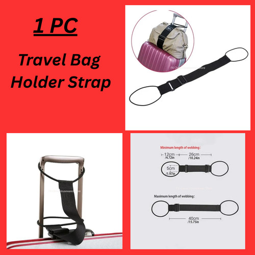Travel strap add a - -, add-a-bag