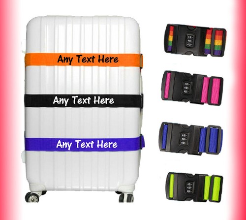 Personalised luggage strap - luggage,