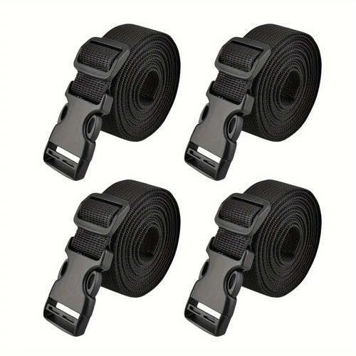 Pcs black suitcase straps - 4,
