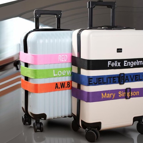 Personalised luggage strap - luggage,